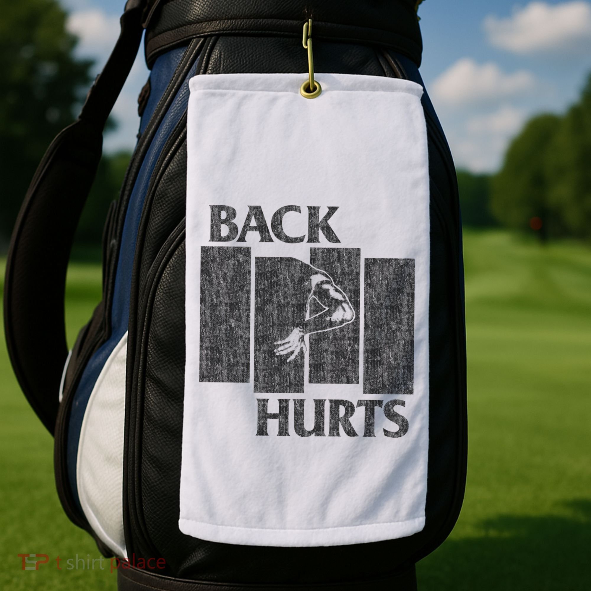 Back Hurts Golf Towel