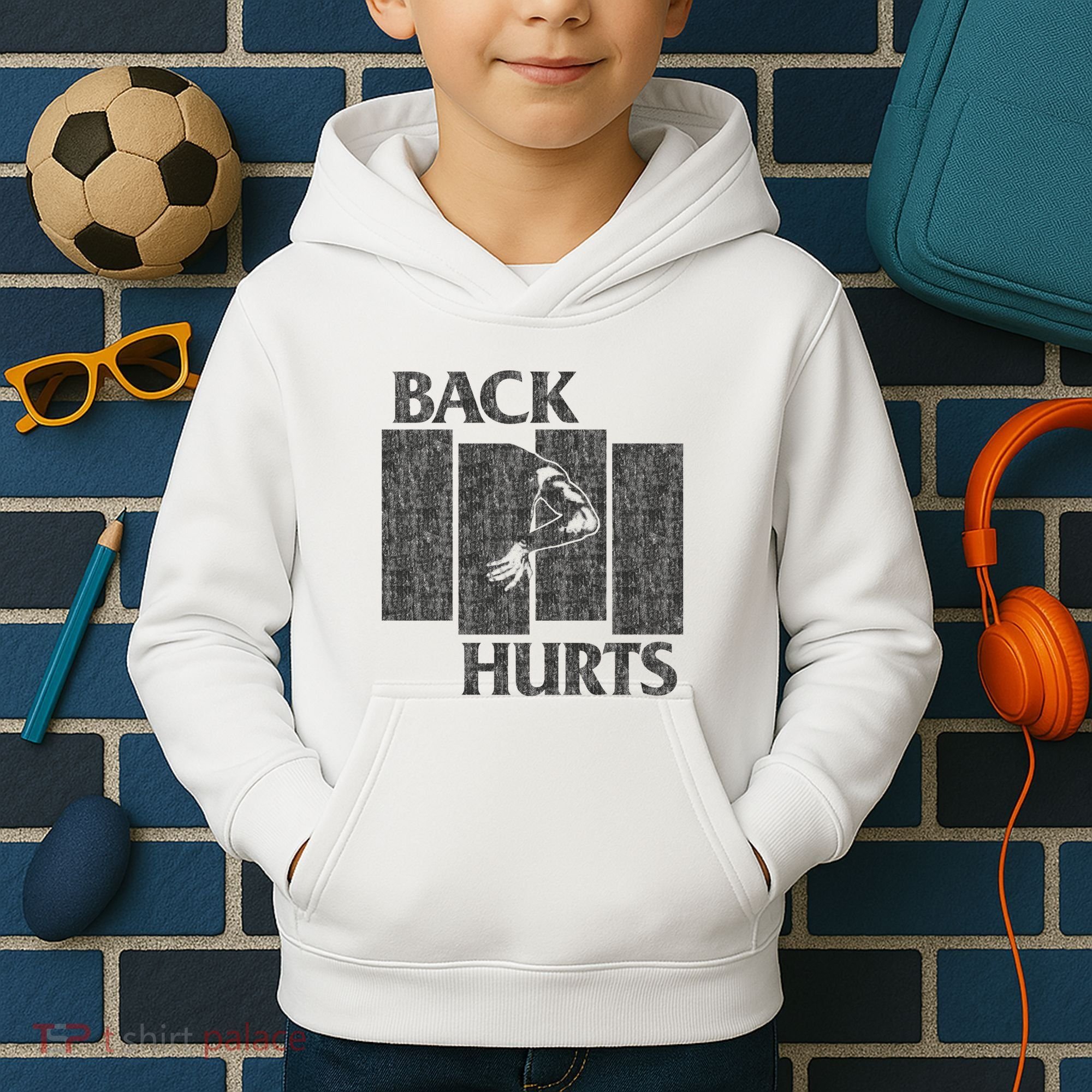 Back Hurts Kids Hoodie