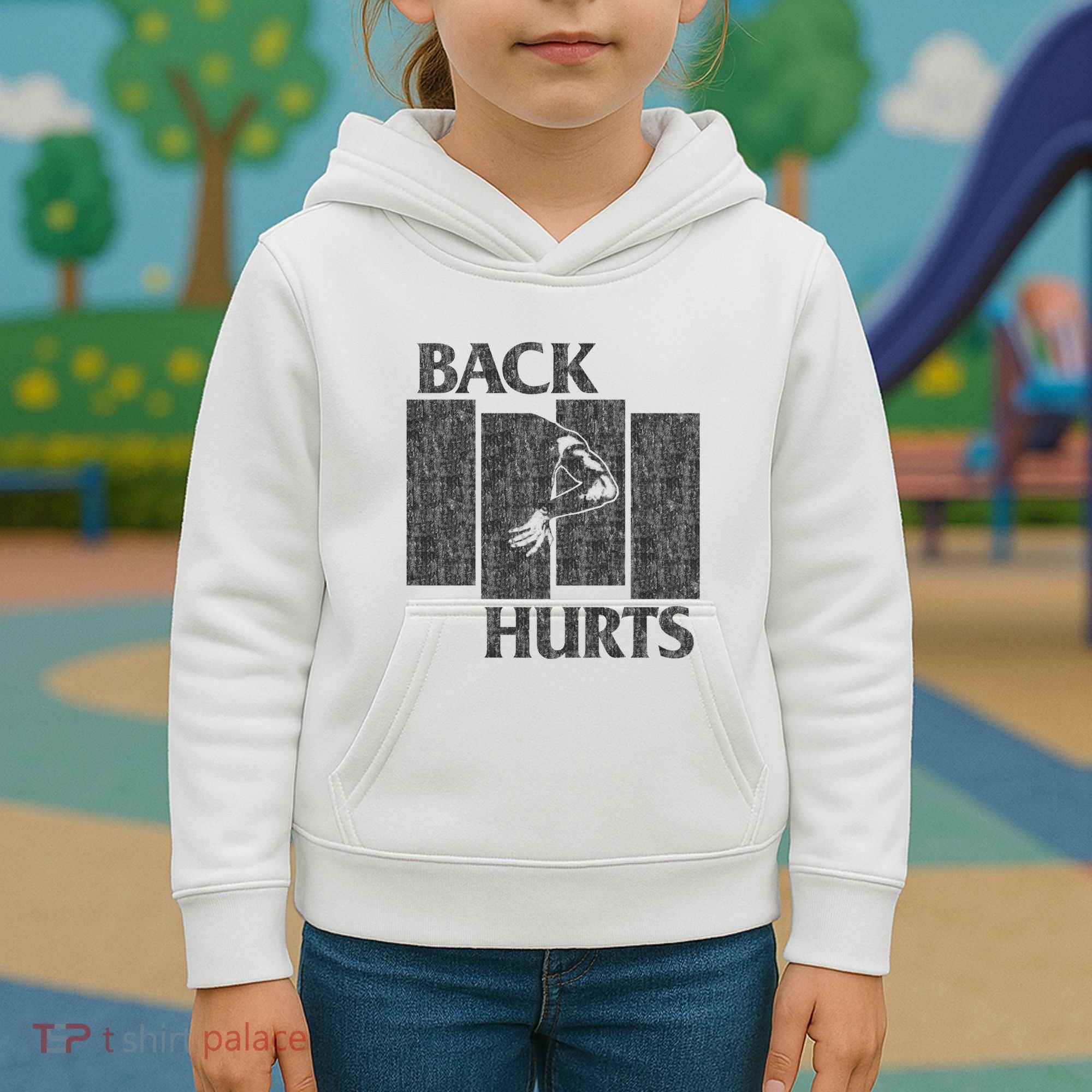 Back Hurts Kids Hoodie