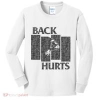 Back Hurts Kids Long Sleeve Shirt thumb 0