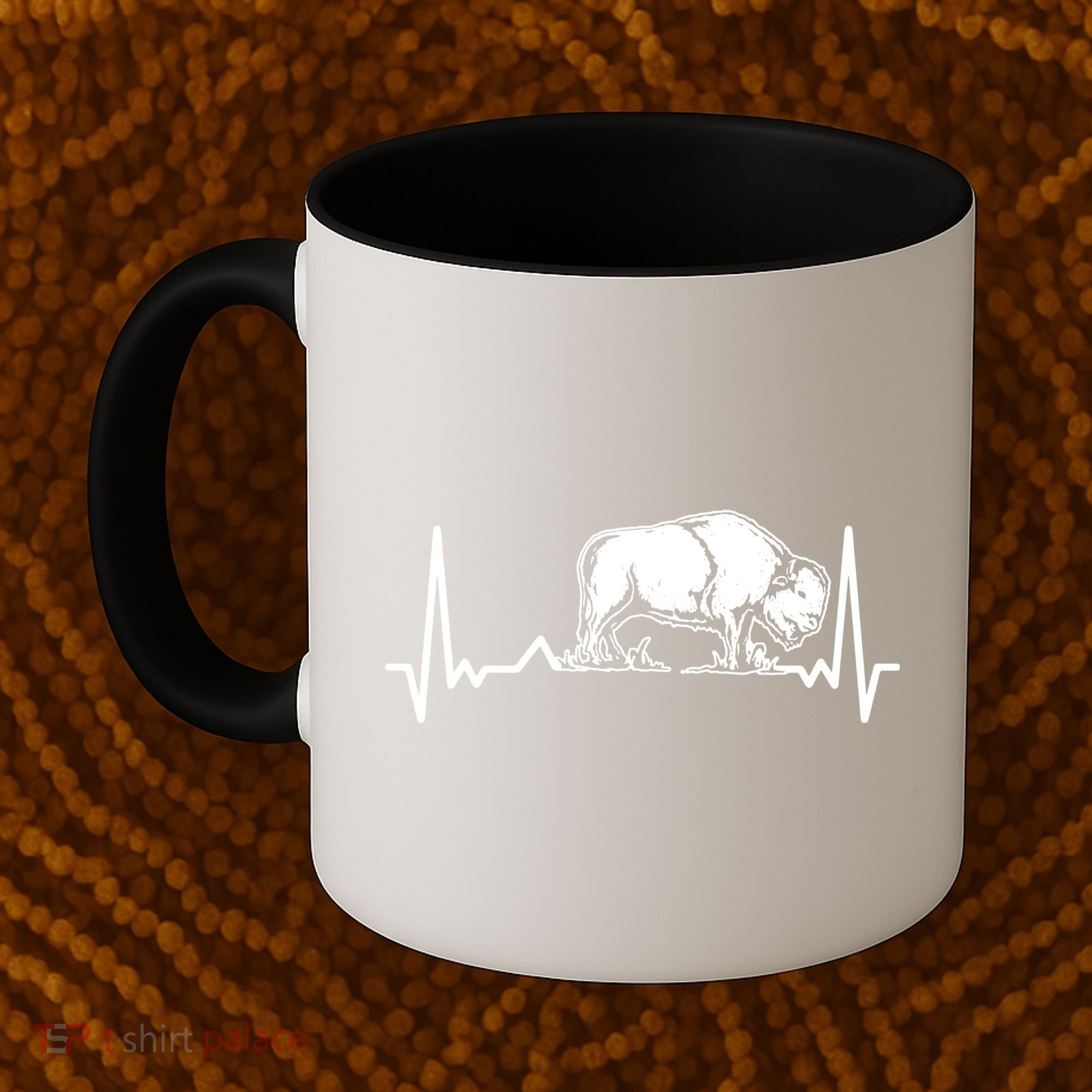 Bison Heartbeat Buffalo Coffee Mug