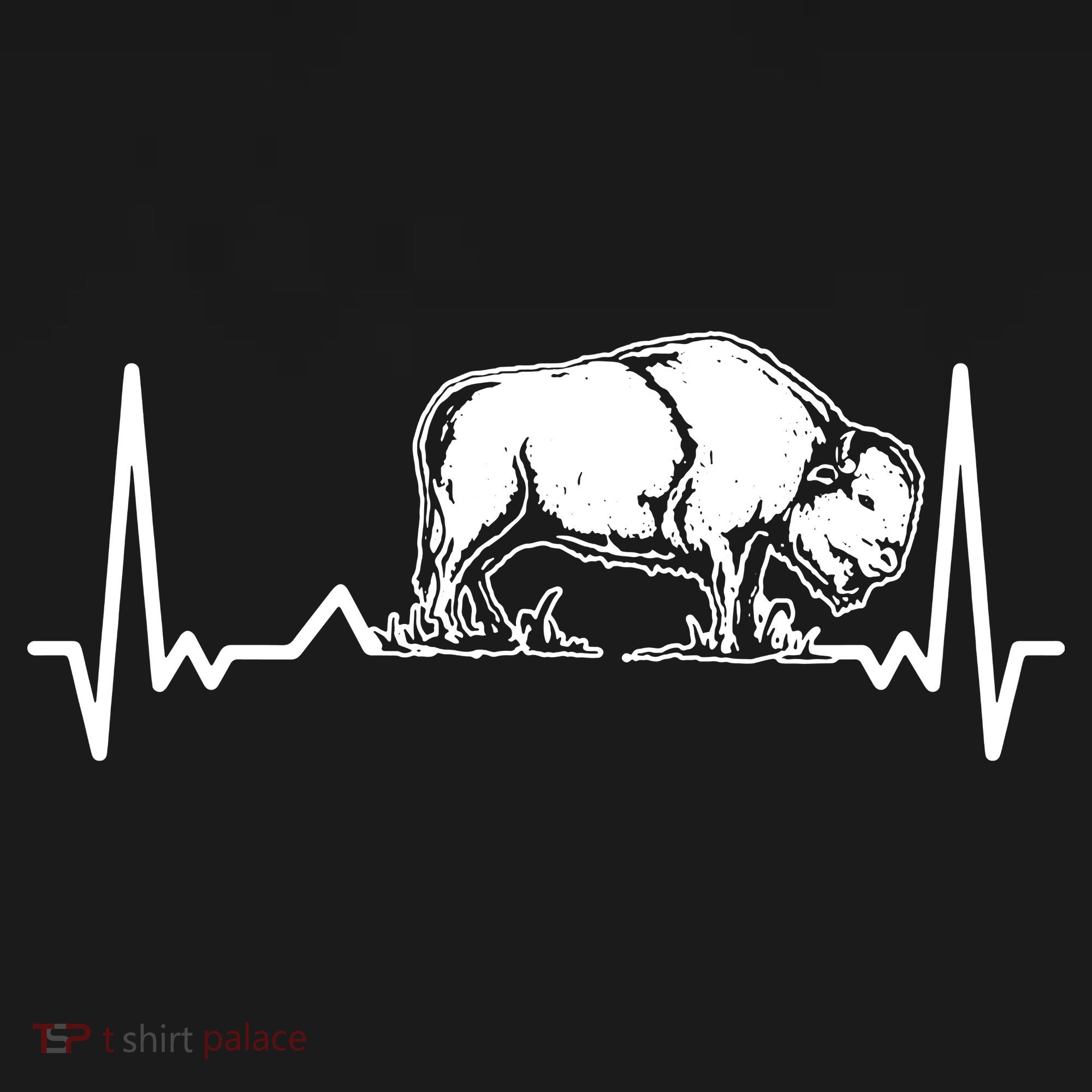Bison Heartbeat Buffalo Ornament