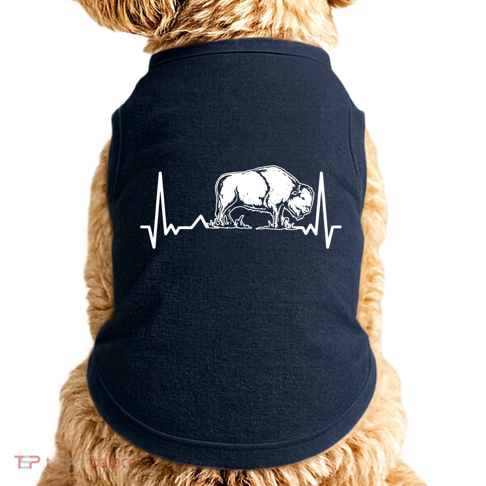 Bison Heartbeat Buffalo Doggie Tank