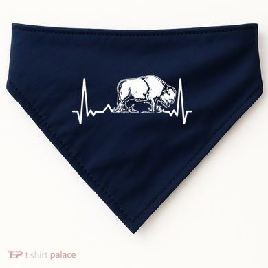 Bison Heartbeat Buffalo USA-Made Doggie Bandana