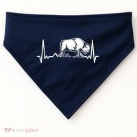 Bison Heartbeat Buffalo USA-Made Doggie Bandana thumb 0