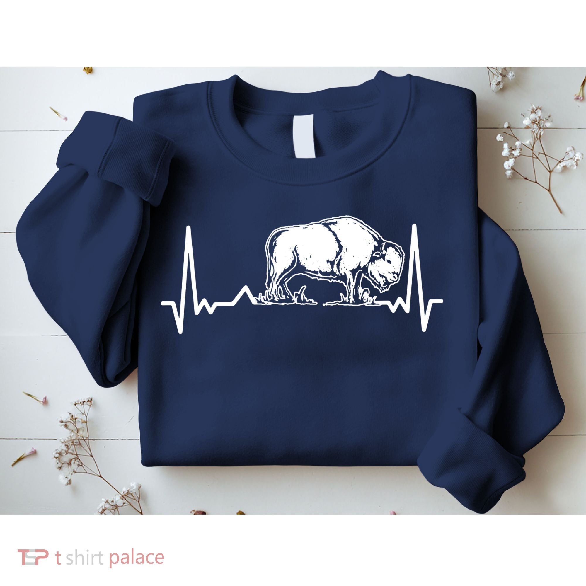 Bison Heartbeat Buffalo Sweatshirt