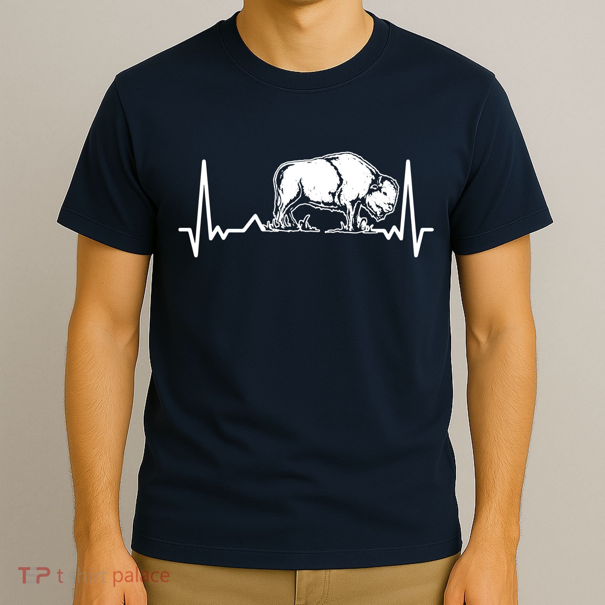 Bison Heartbeat Buffalo T-Shirt
