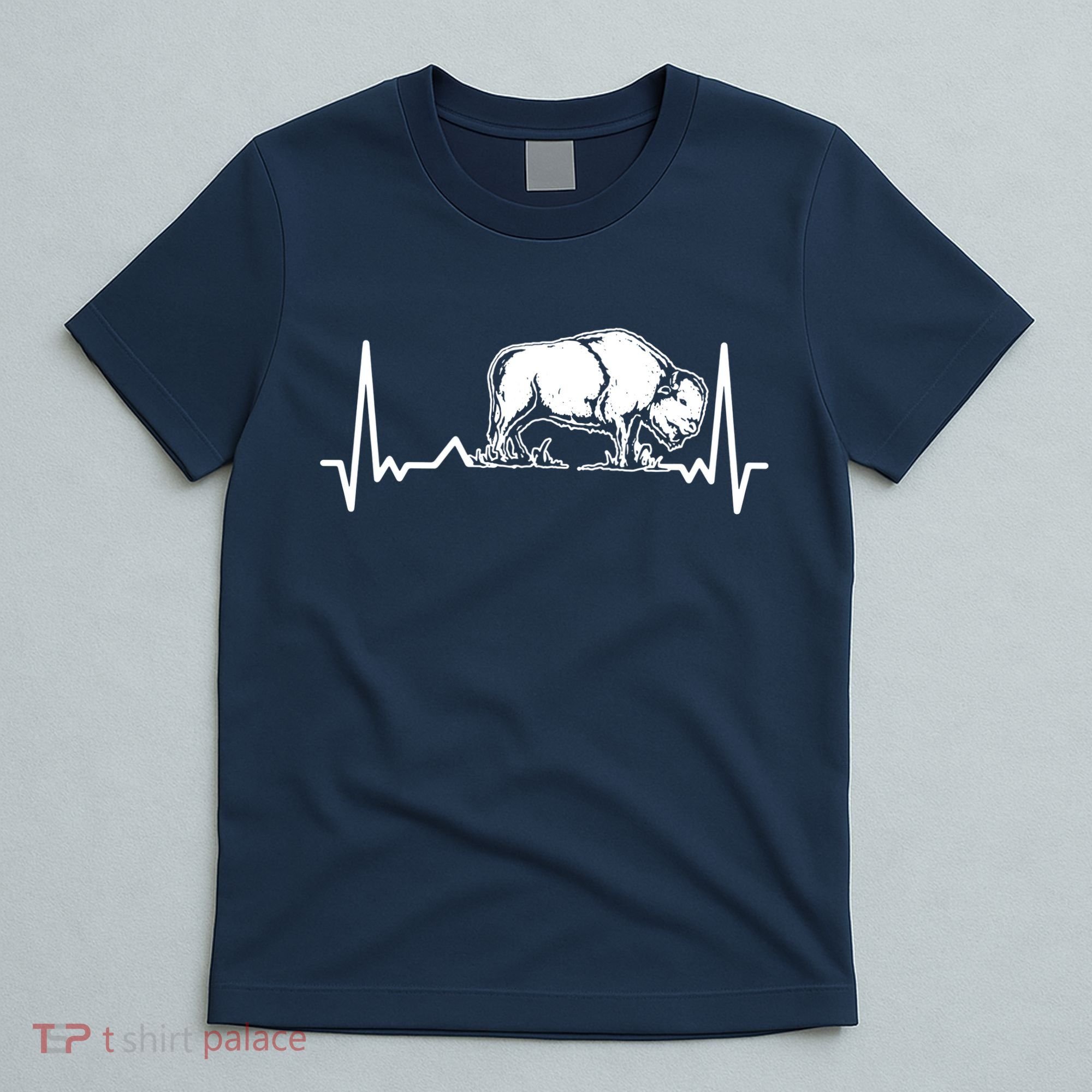 Bison Heartbeat Buffalo T-Shirt