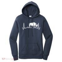 Bison Heartbeat Buffalo Women's Hoodie thumb 0