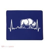 Bison Heartbeat Buffalo Mousepad thumb 0