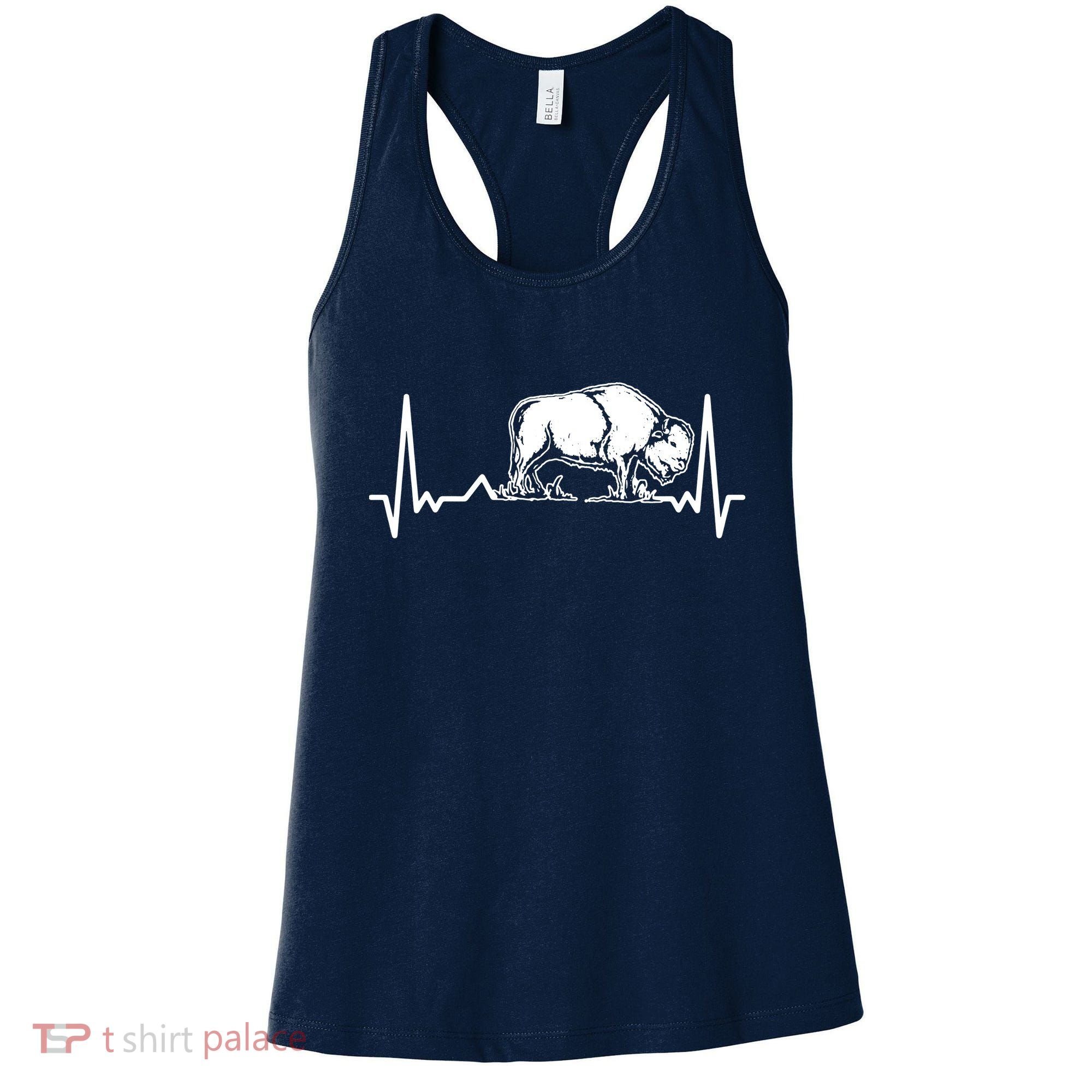 Bison Heartbeat Buffalo Women's Tank Top
