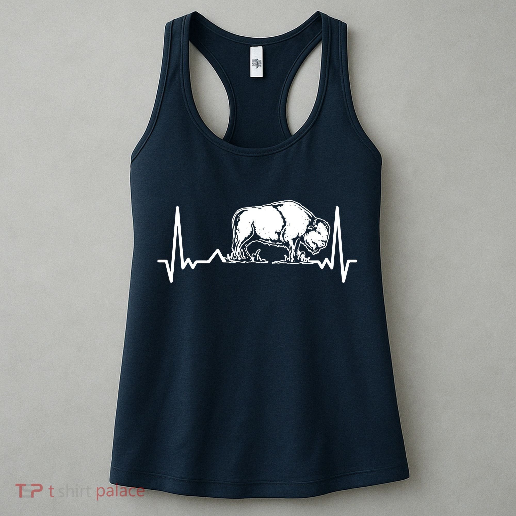 Bison Heartbeat Buffalo Women's Tank Top