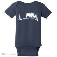 Bison Heartbeat Buffalo Baby Bodysuit thumb 0
