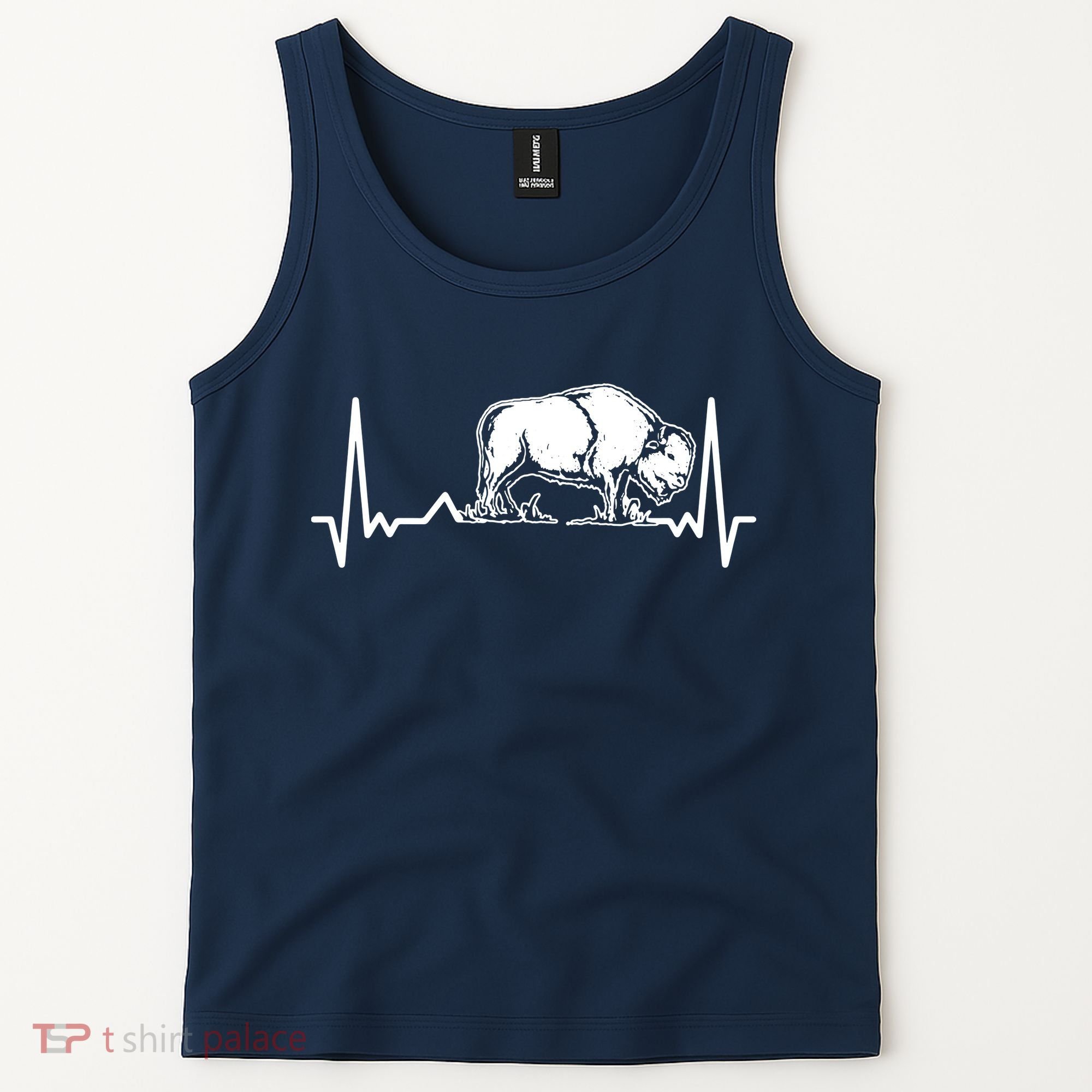 Bison Heartbeat Buffalo Tank Top