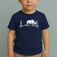 Bison Heartbeat Buffalo Toddler T-Shirt thumb 2