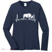 Bison Heartbeat Buffalo Women's Long Sleeve Shirt thumb 0