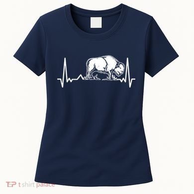 Bison Heartbeat Buffalo Women's T-Shirt