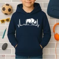Bison Heartbeat Buffalo Kids Hoodie thumb 2