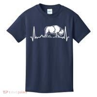 Bison Heartbeat Buffalo Kids T-Shirt thumb 0