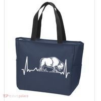 Bison Heartbeat Buffalo Tote Bag thumb 3