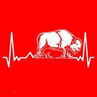 Bison Heartbeat Buffalo Santa Hat thumb 1