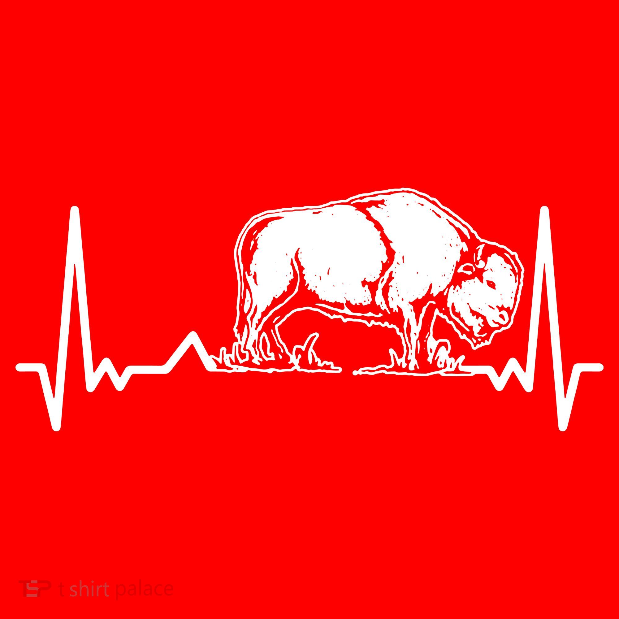 Bison Heartbeat Buffalo Santa Hat