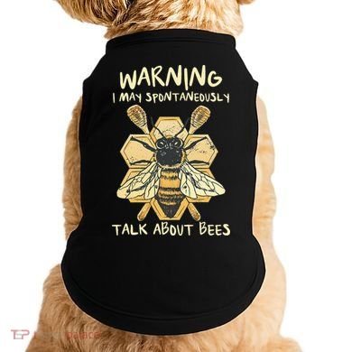 Bee Honeycomb Beekeeper Apiarist Funny Beekeeping Lover Doggie Tank