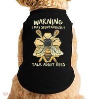 Bee Honeycomb Beekeeper Apiarist Funny Beekeeping Lover Doggie Tank thumb 0