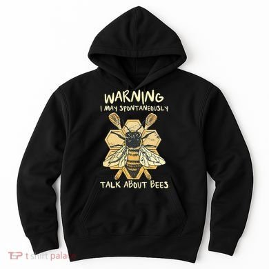 Bee Honeycomb Beekeeper Apiarist Funny Beekeeping Lover Hoodie