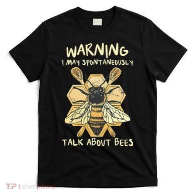 Bee Honeycomb Beekeeper Apiarist Funny Beekeeping Lover T-Shirt
