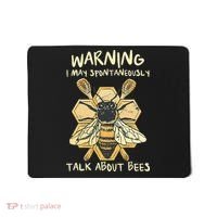 Bee Honeycomb Beekeeper Apiarist Funny Beekeeping Lover Mousepad thumb 0