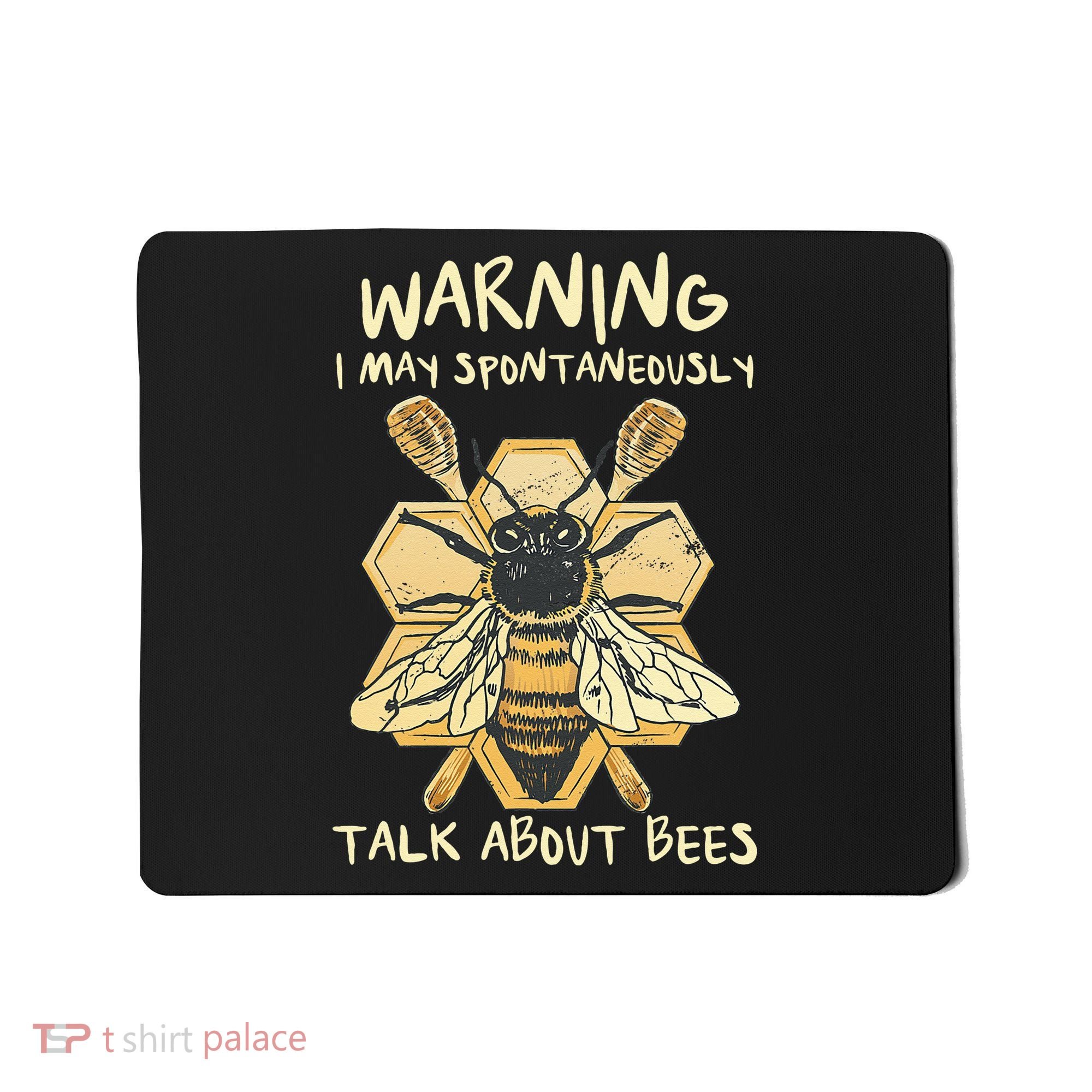 Bee Honeycomb Beekeeper Apiarist Funny Beekeeping Lover Mousepad