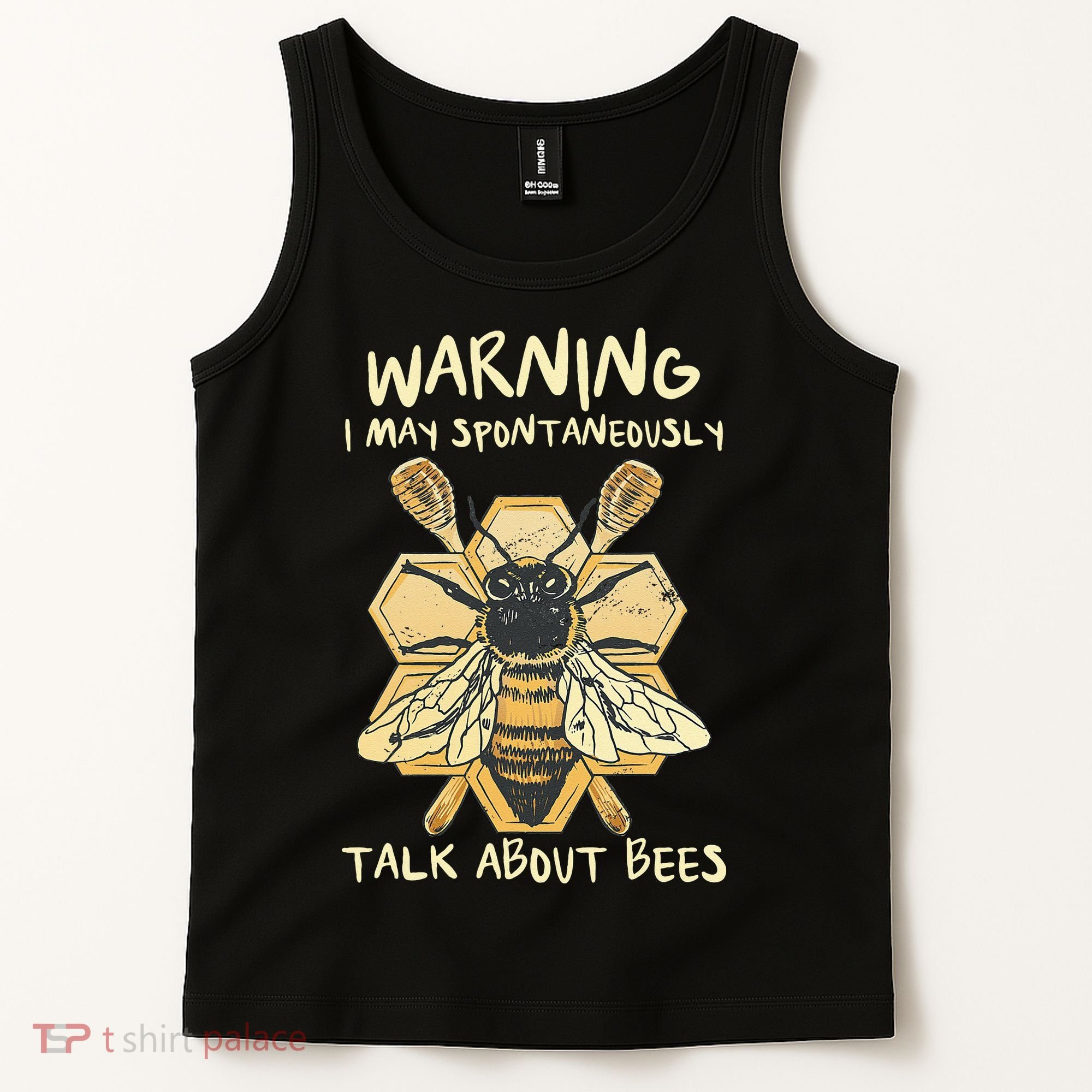 Bee Honeycomb Beekeeper Apiarist Funny Beekeeping Lover Tank Top