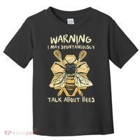 Bee Honeycomb Beekeeper Apiarist Funny Beekeeping Lover Toddler T-Shirt thumb 0
