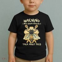 Bee Honeycomb Beekeeper Apiarist Funny Beekeeping Lover Toddler T-Shirt thumb 2
