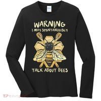 Bee Honeycomb Beekeeper Apiarist Funny Beekeeping Lover Women's Long Sleeve Shirt thumb 0