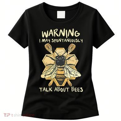 Bee Honeycomb Beekeeper Apiarist Funny Beekeeping Lover Women's T-Shirt