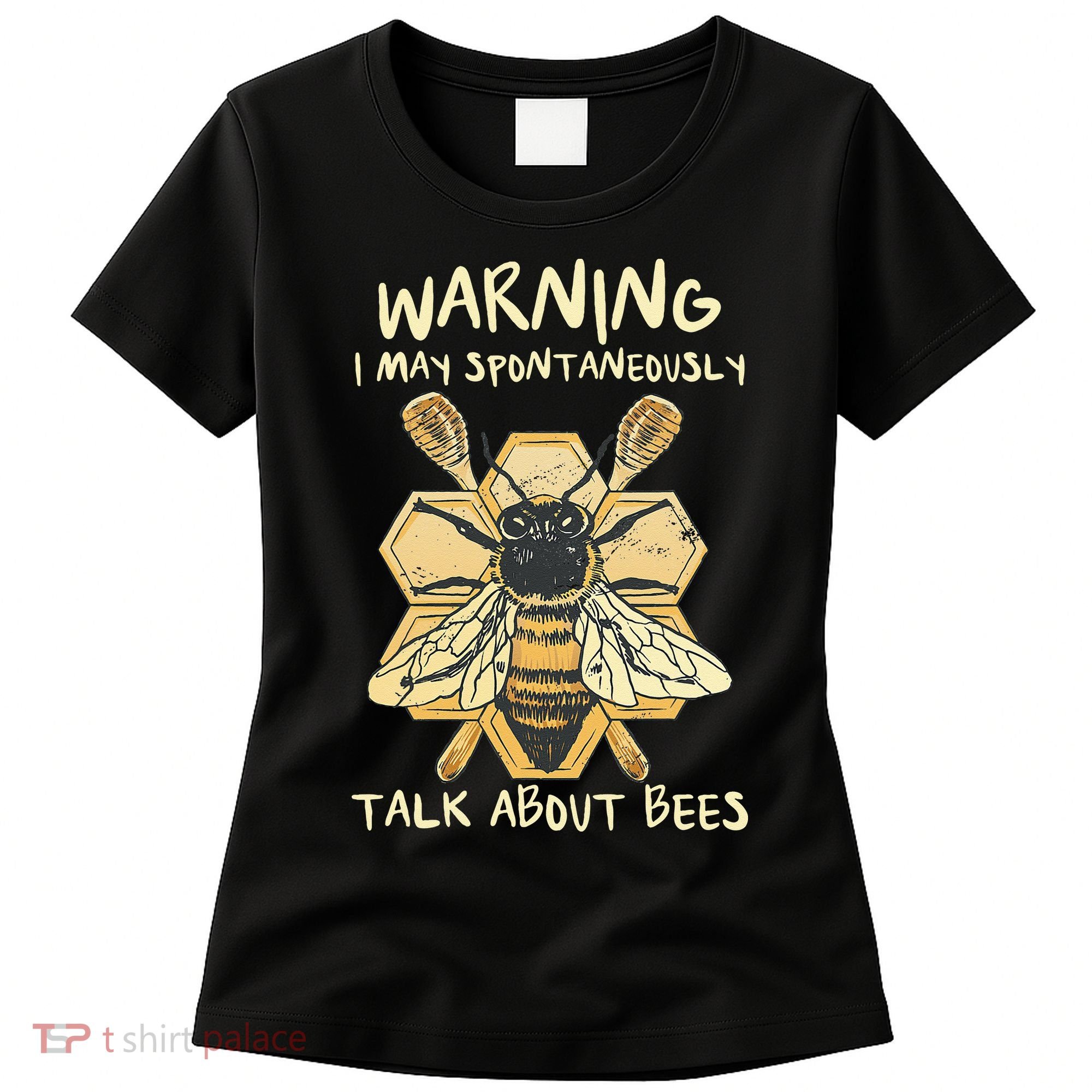Bee Honeycomb Beekeeper Apiarist Funny Beekeeping Lover Women's T-Shirt