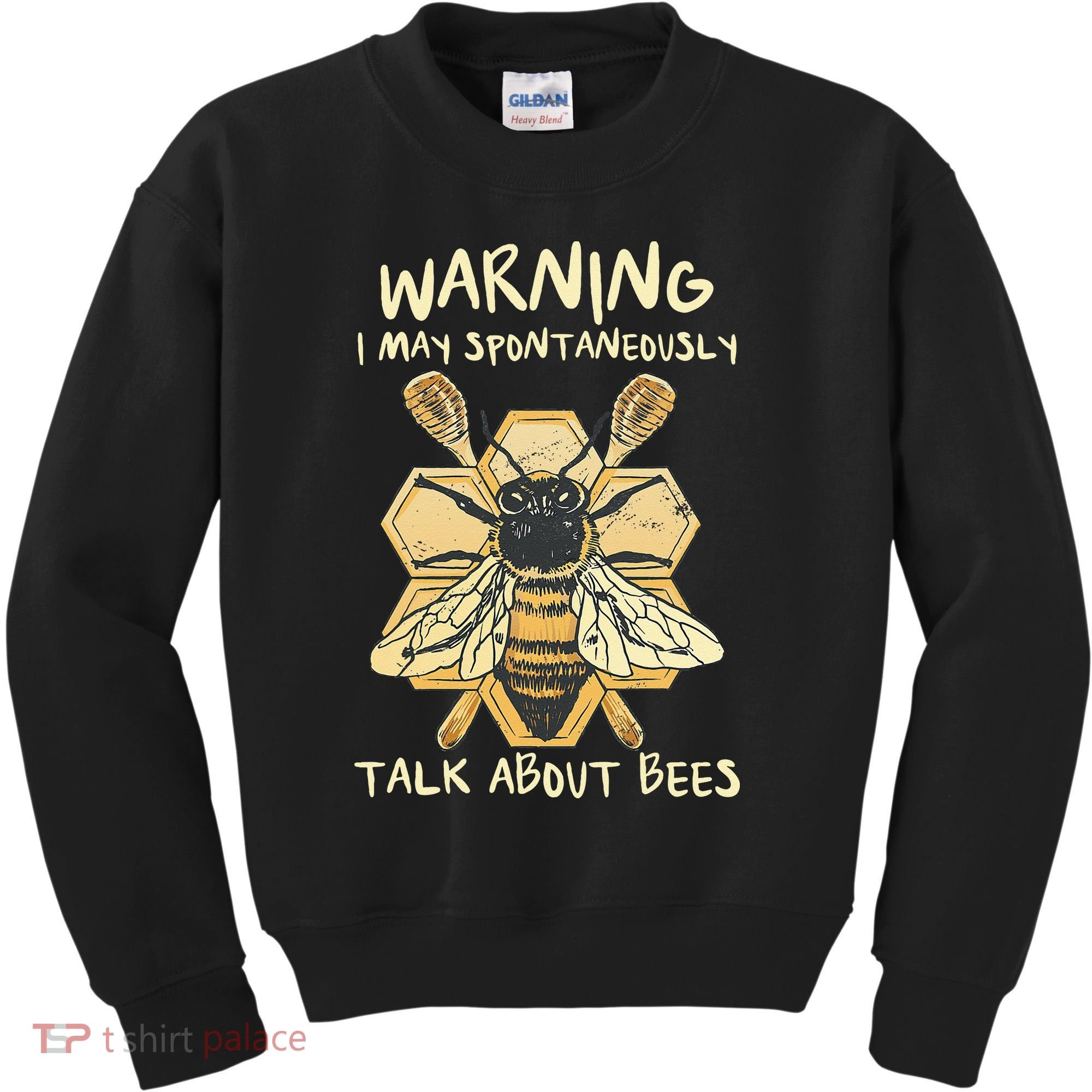 Bee Honeycomb Beekeeper Apiarist Funny Beekeeping Lover Kids Sweatshirt