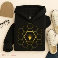 Bee Honeycomb Beekeeper Beekeeping Hoodie thumb 4