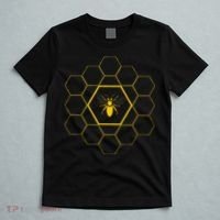 Bee Honeycomb Beekeeper Beekeeping T-Shirt thumb 5