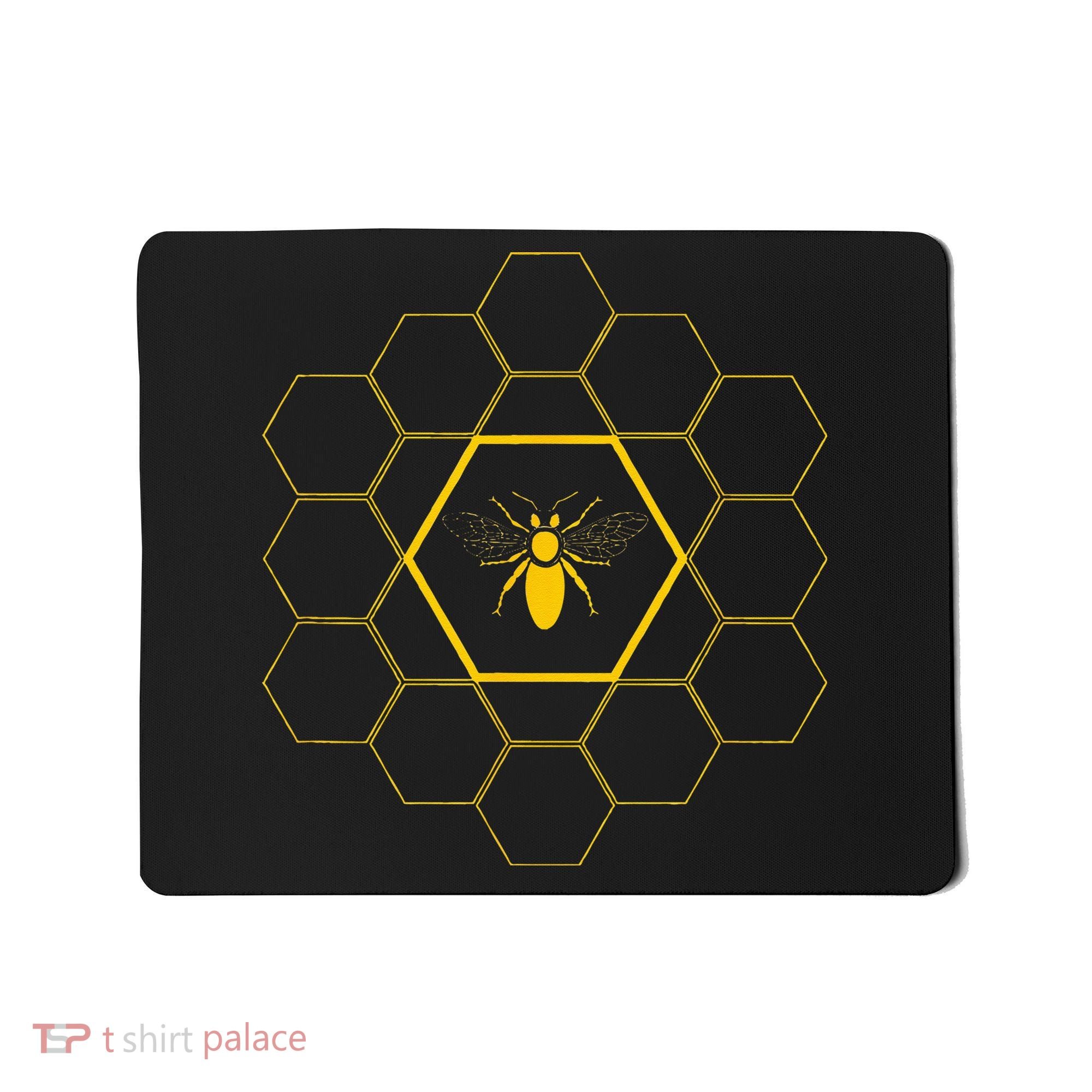 Bee Honeycomb Beekeeper Beekeeping Mousepad