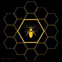 Bee Honeycomb Beekeeper Beekeeping Mousepad thumb 1