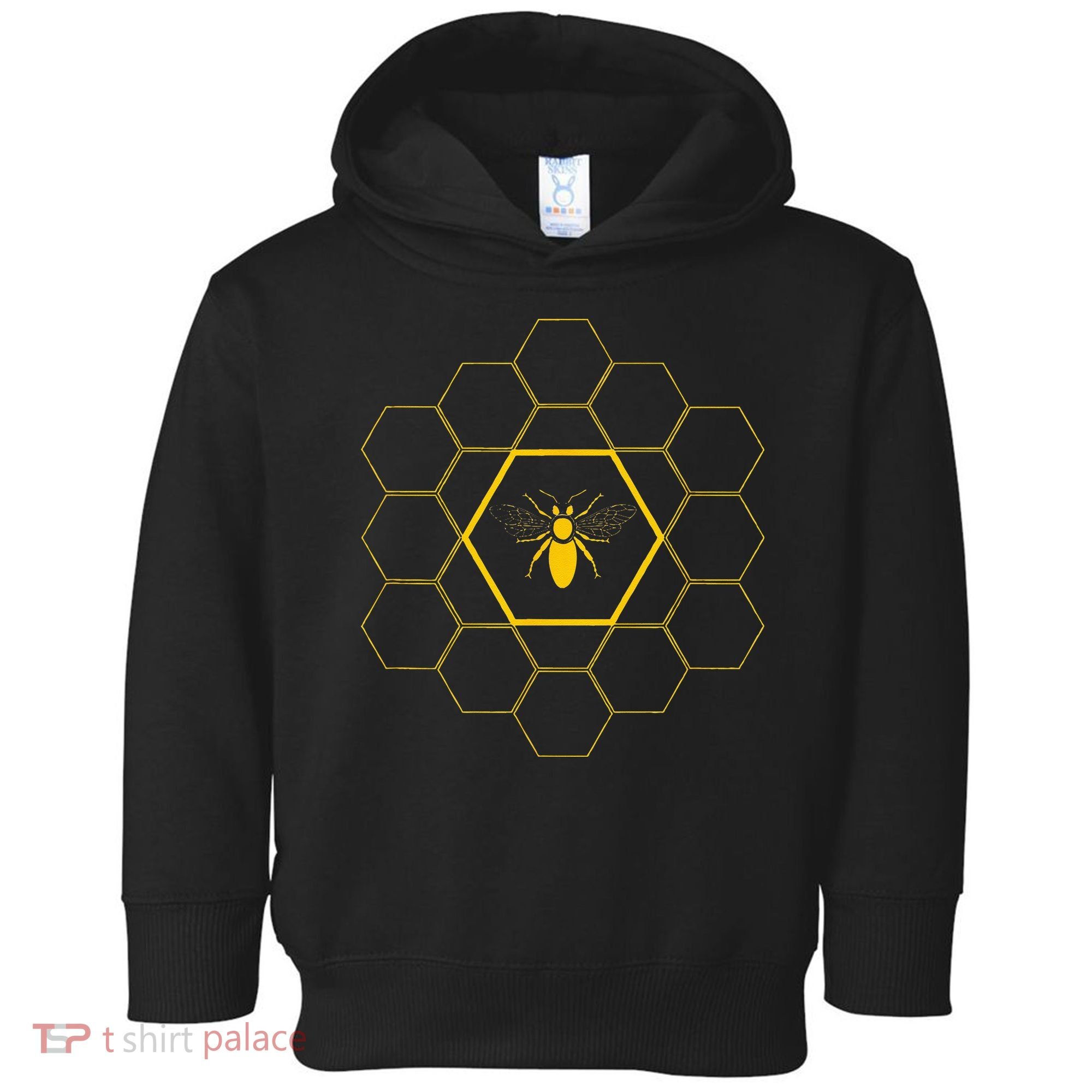 Bee Honeycomb Beekeeper Beekeeping Toddler Hoodie