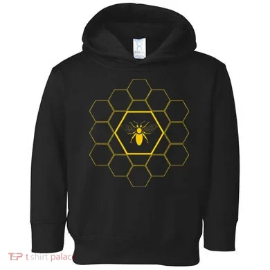 Bee Honeycomb Beekeeper Beekeeping Toddler Hoodie