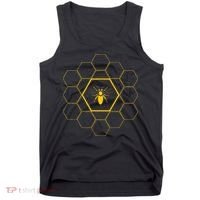Bee Honeycomb Beekeeper Beekeeping Tank Top thumb 0