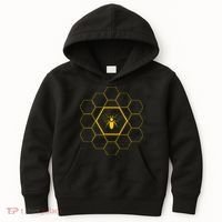 Bee Honeycomb Beekeeper Beekeeping Kids Hoodie thumb 0