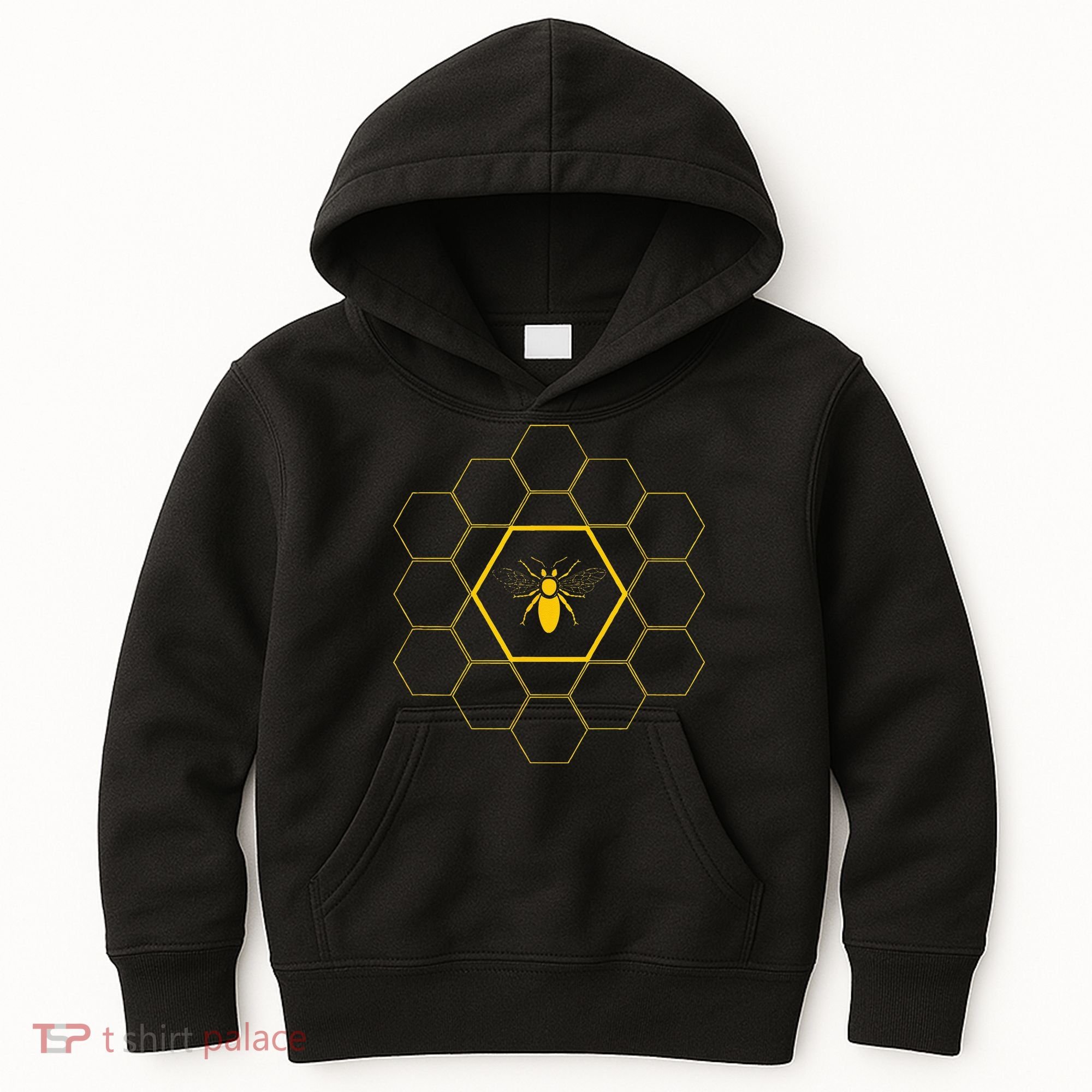 Bee Honeycomb Beekeeper Beekeeping Kids Hoodie