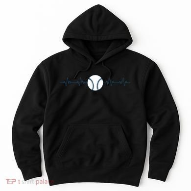 Baseball Heartbeat Hoodie