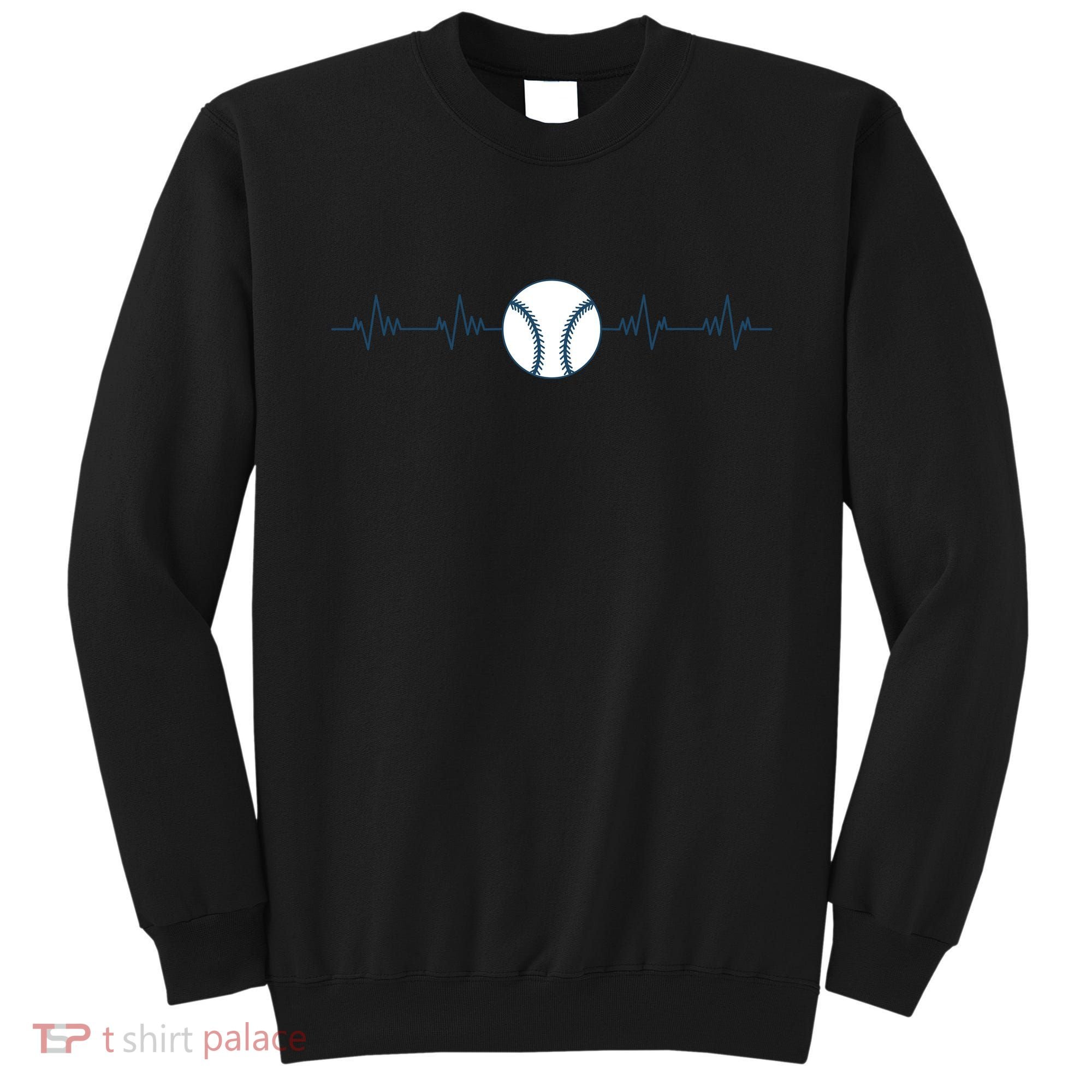 Baseball Heartbeat Sweatshirt